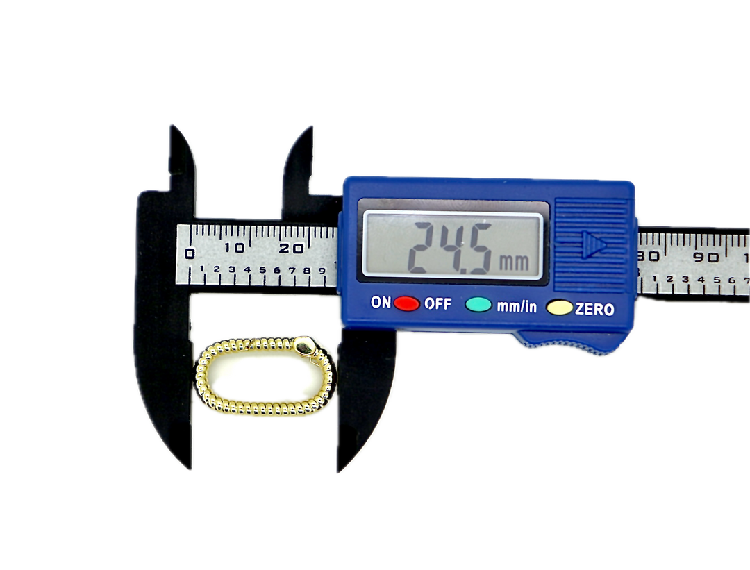 Textured Carabiner Clasp