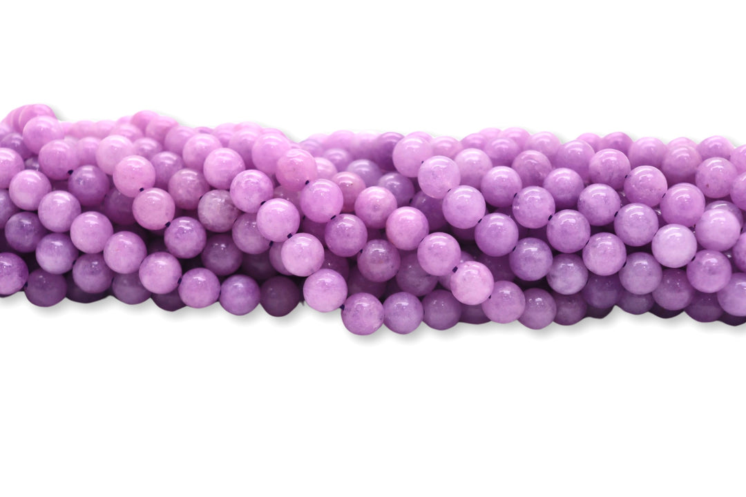 Purple Kunzite Round Smooth Beads