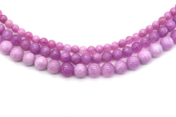 Purple Kunzite Round Smooth Beads