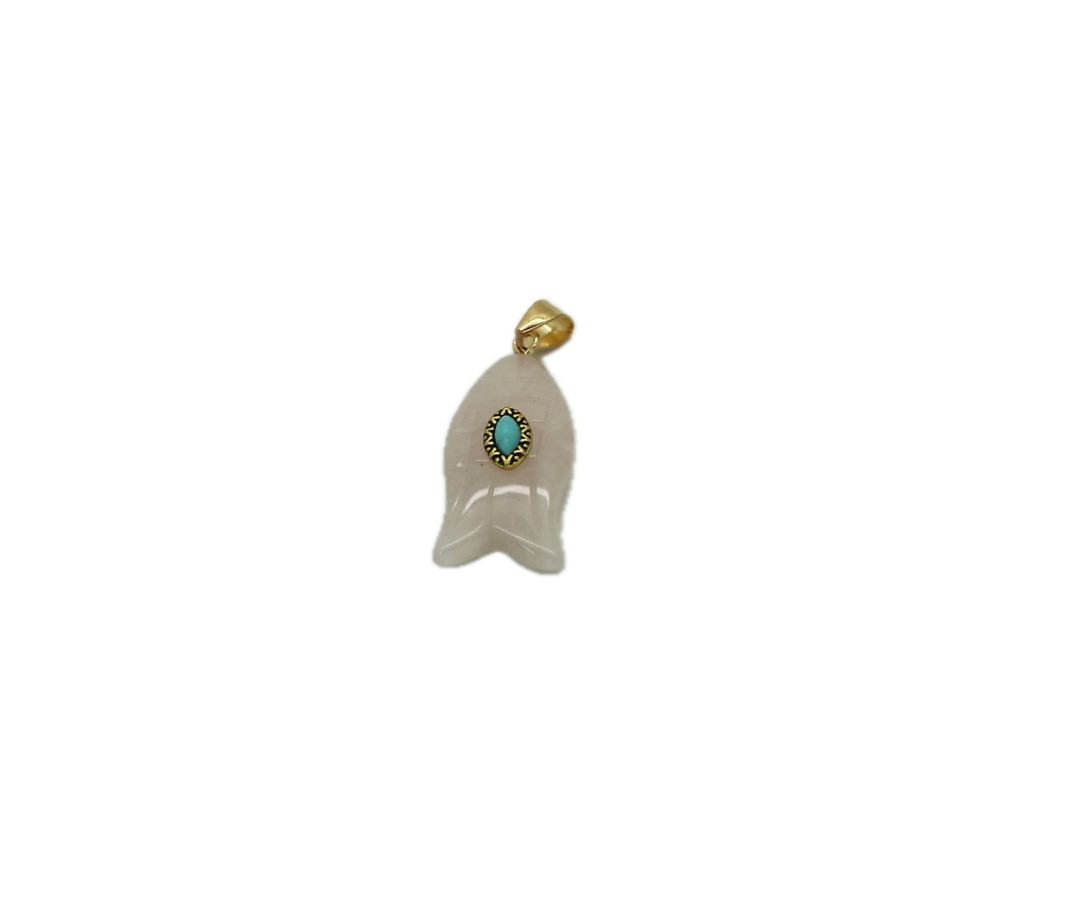Fish Stone Pendant