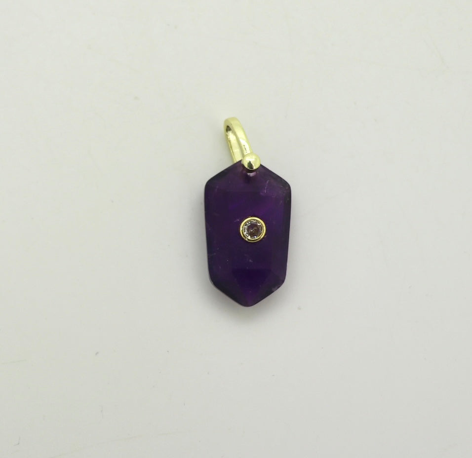 Shield Stone Pendants