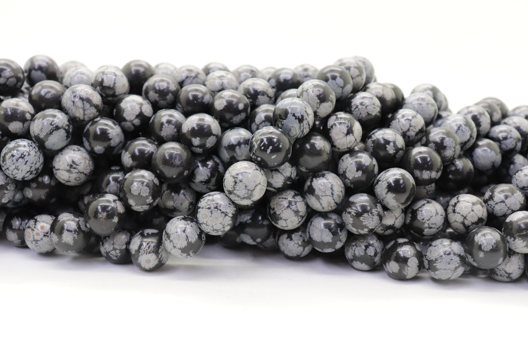 Snowflake Obsidian 12mm