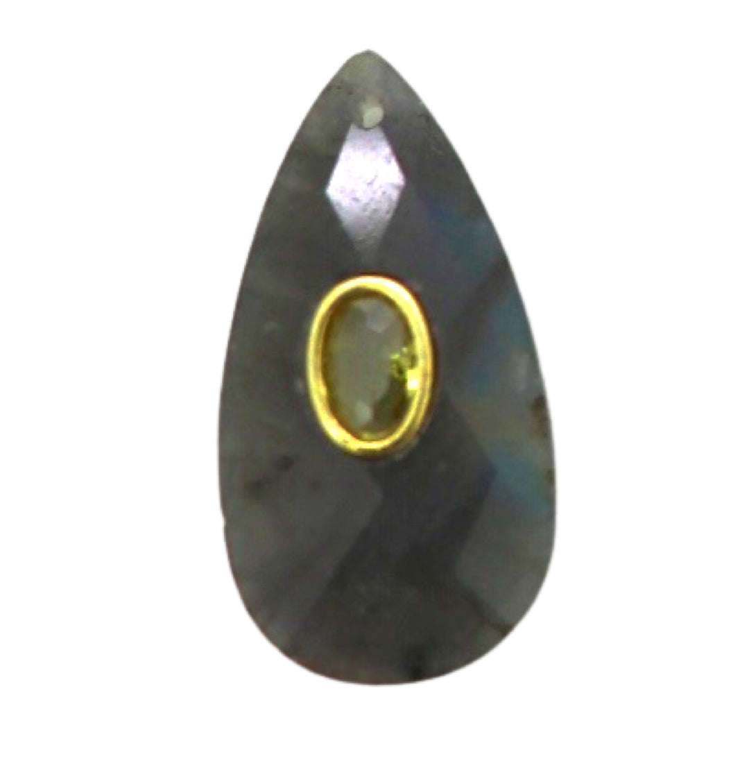 Teardrop Zirconia Stone Pendant