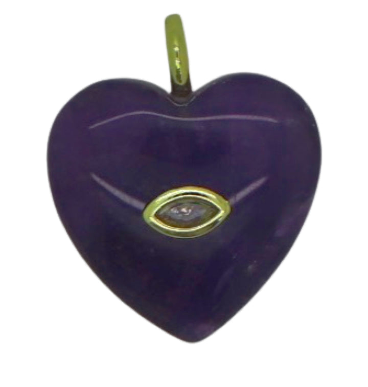 Heart Stone Zirconia Pendant