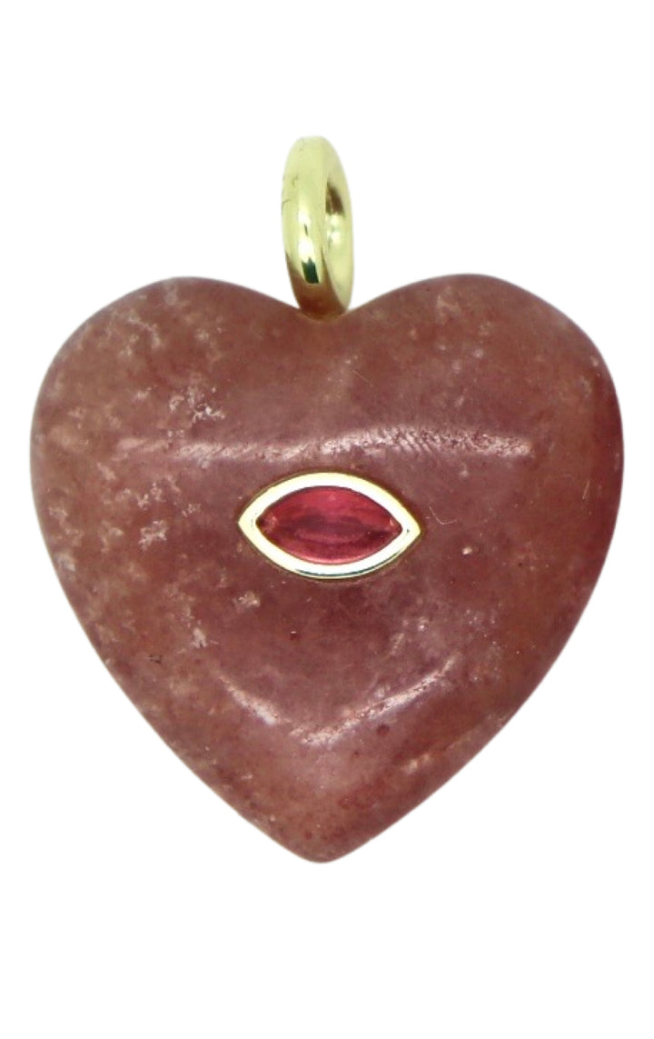 Heart Stone Zirconia Pendant