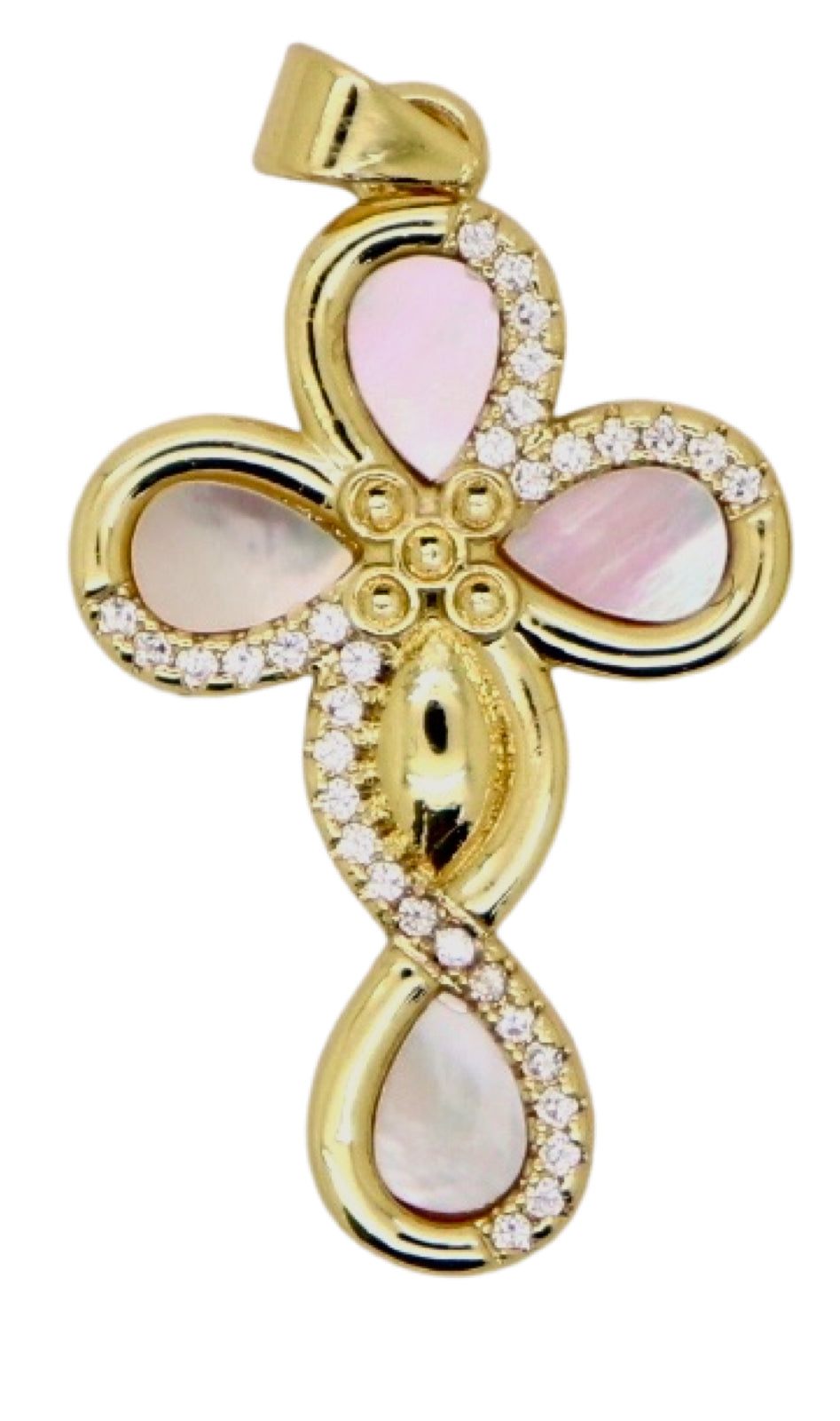 Mother Of Pearl Cross Pendant