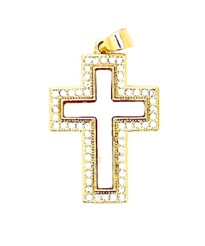 Mother Of Pearl Cross Pendant