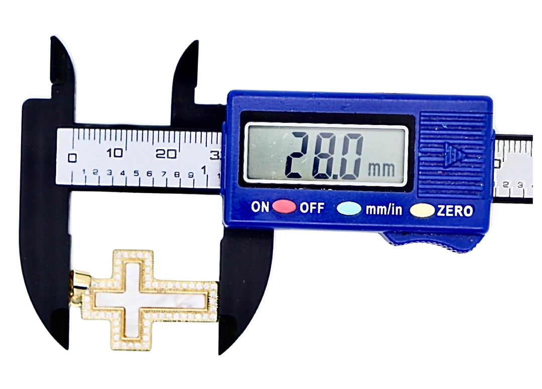 Mother Of Pearl Cross Pendant