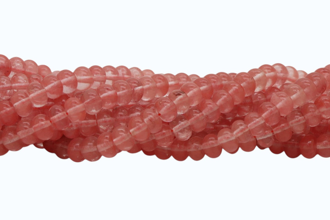 Cherry Quartz 8mm Rondelle