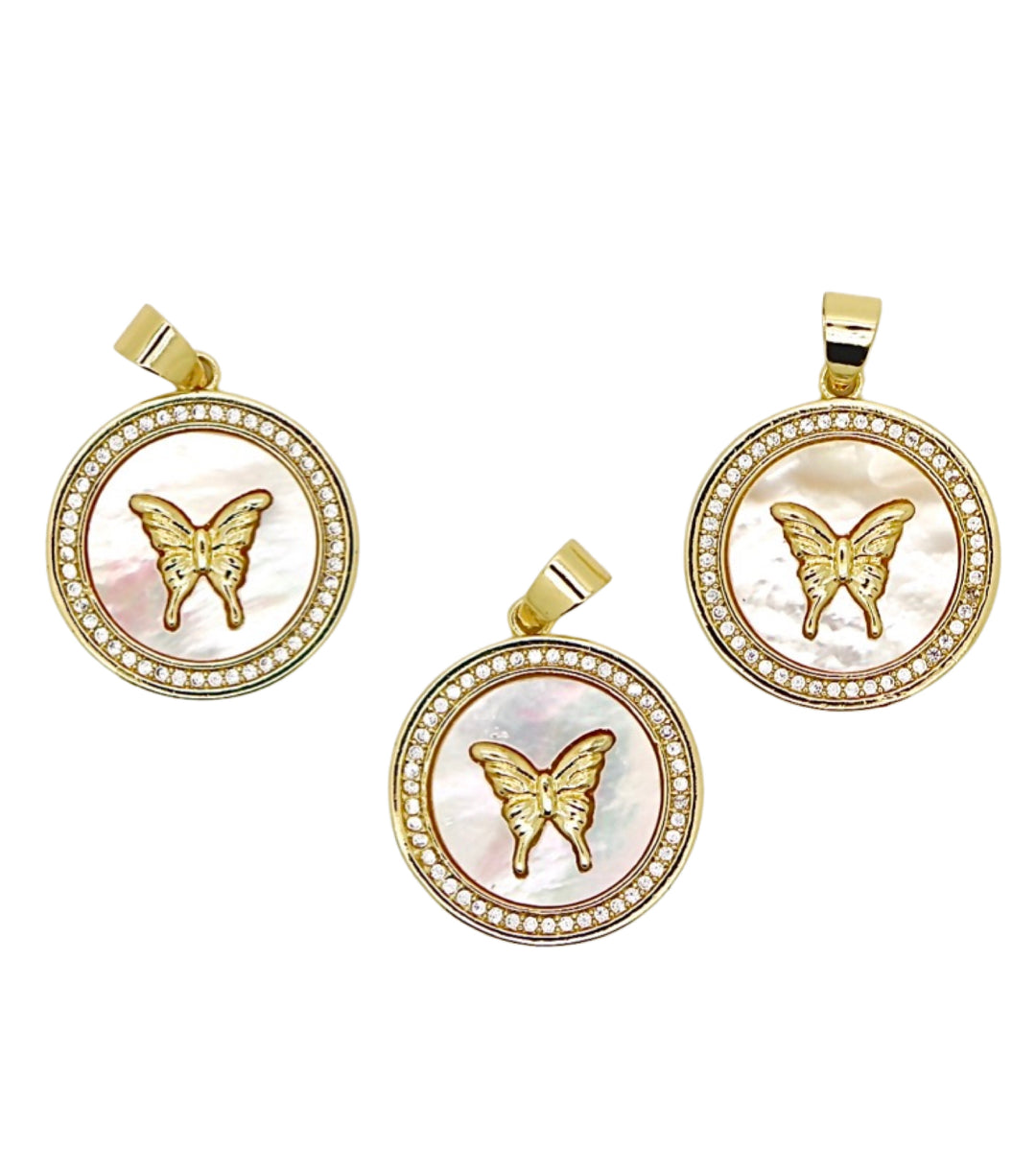 Pearl Butterfly Pendant