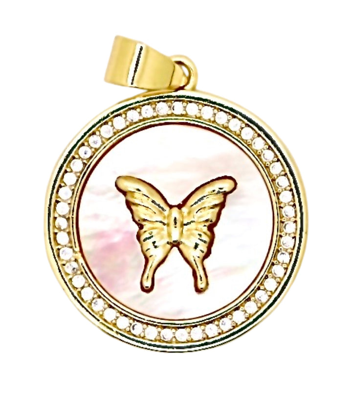 Pearl Butterfly Pendant