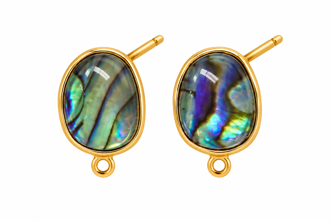 Abalone Earring Base