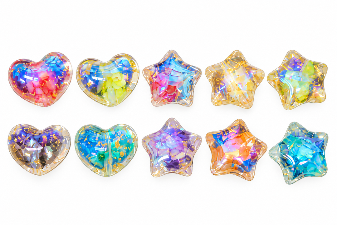 Acrylic Shapes Spacer RANDOM PIECE