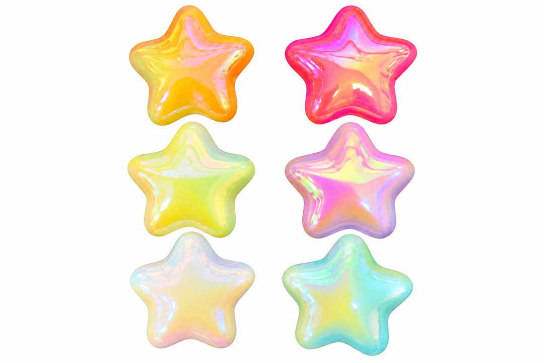 Acrylic Star Spacer RANDOM PIECE