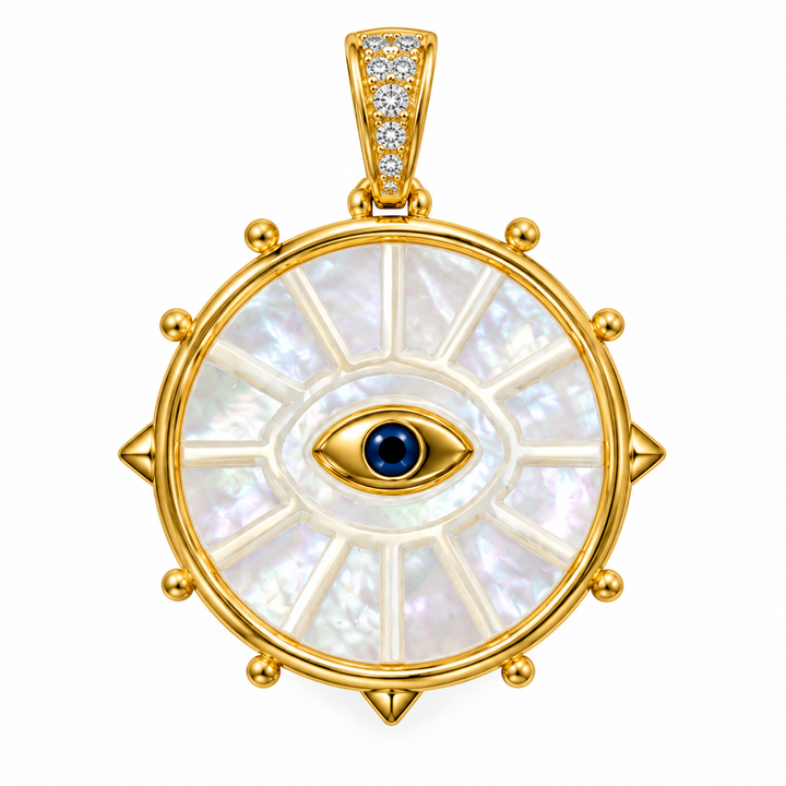 Round Nacar Evil Eye