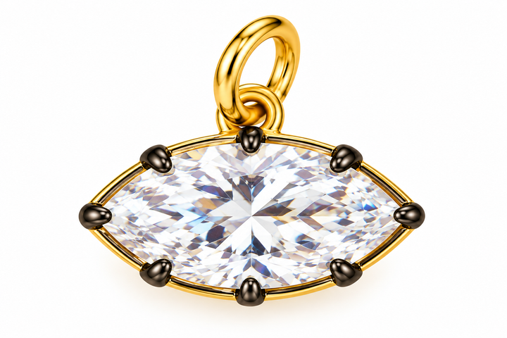 Crystal Shaped Charm