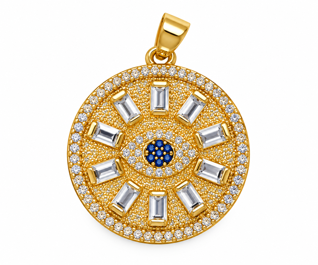 Round Large Evil Eye