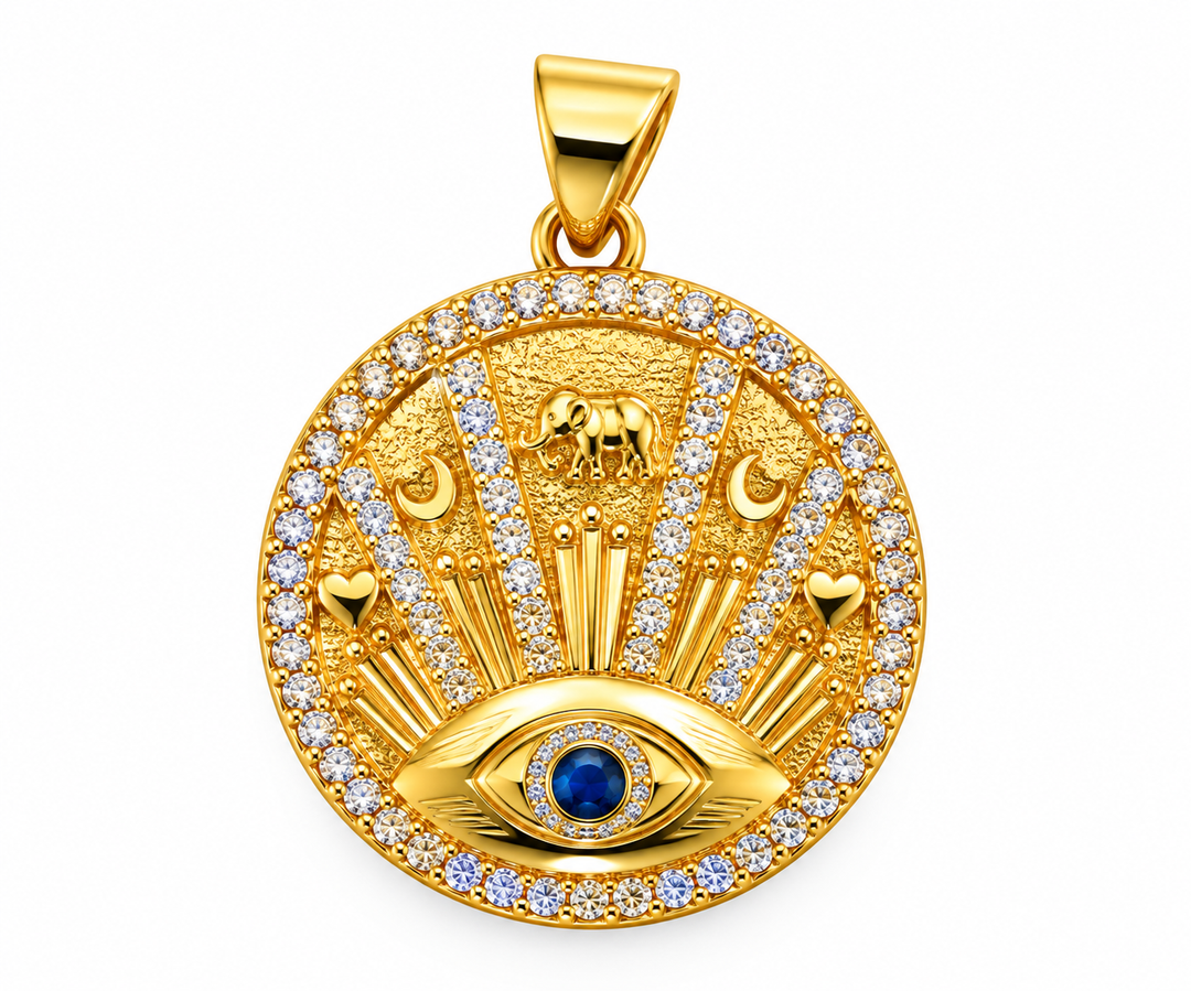 Round Large Evil Eye