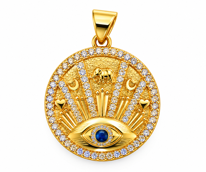 Round Large Evil Eye