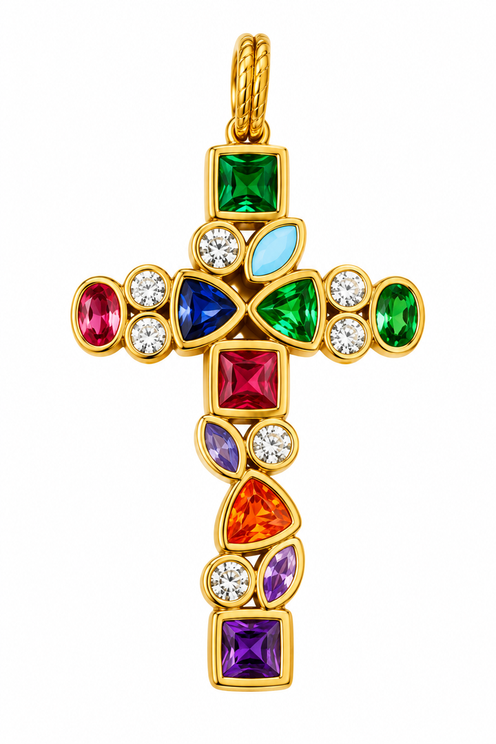Cross Crystal Pendant