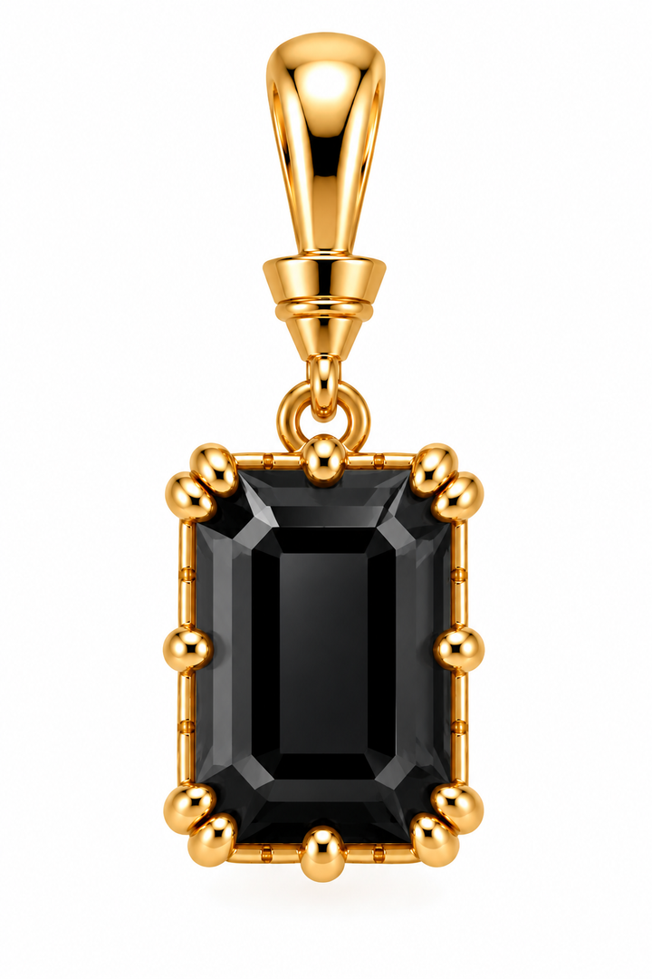Rectangular Crystal Pendant