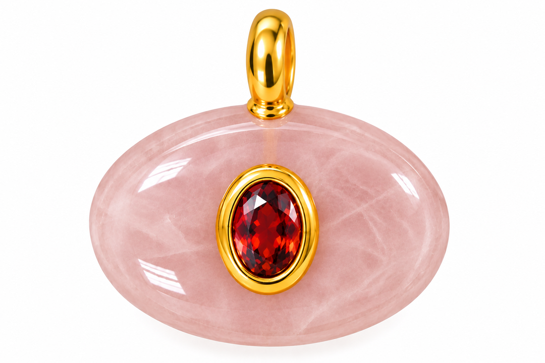 Oval Stone Pendants