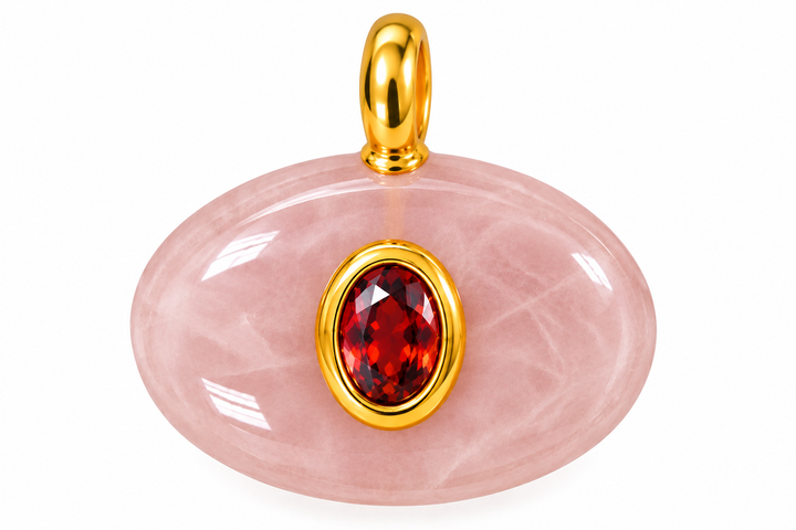 Oval Stone Pendants