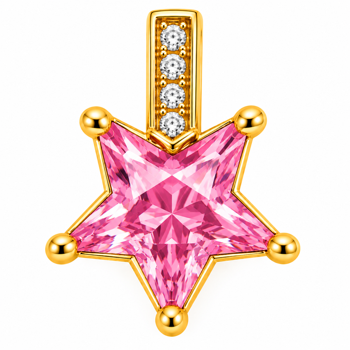 Crystal Star Charm