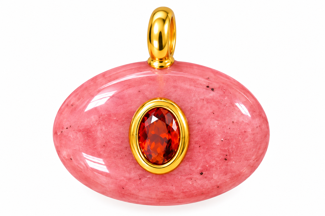 Oval Stone Pendants