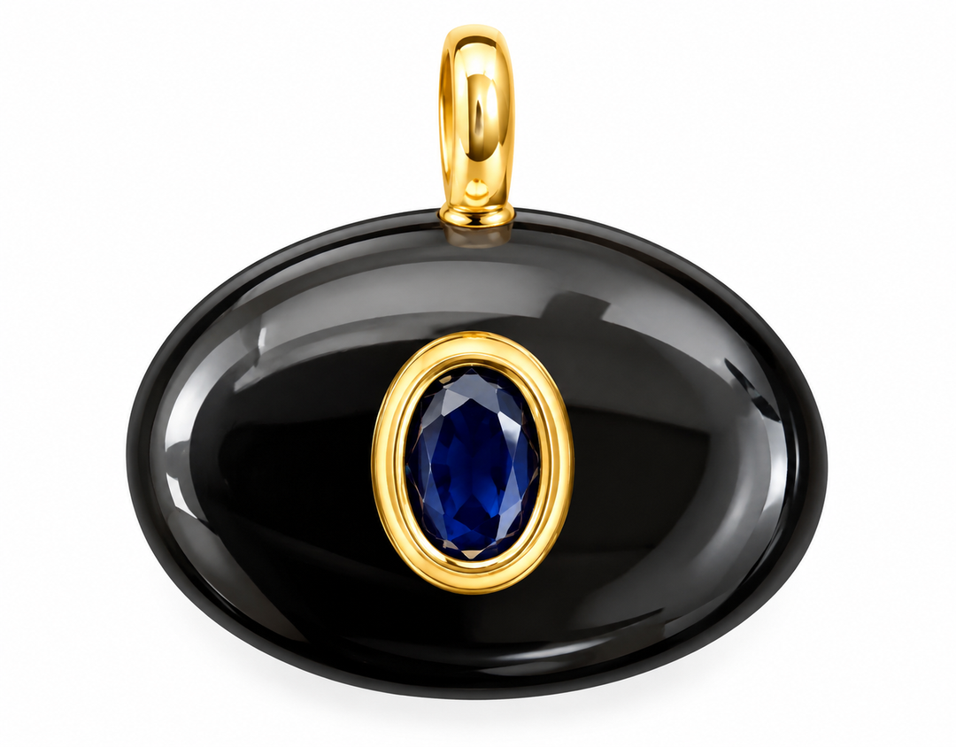 Oval Stone Pendants