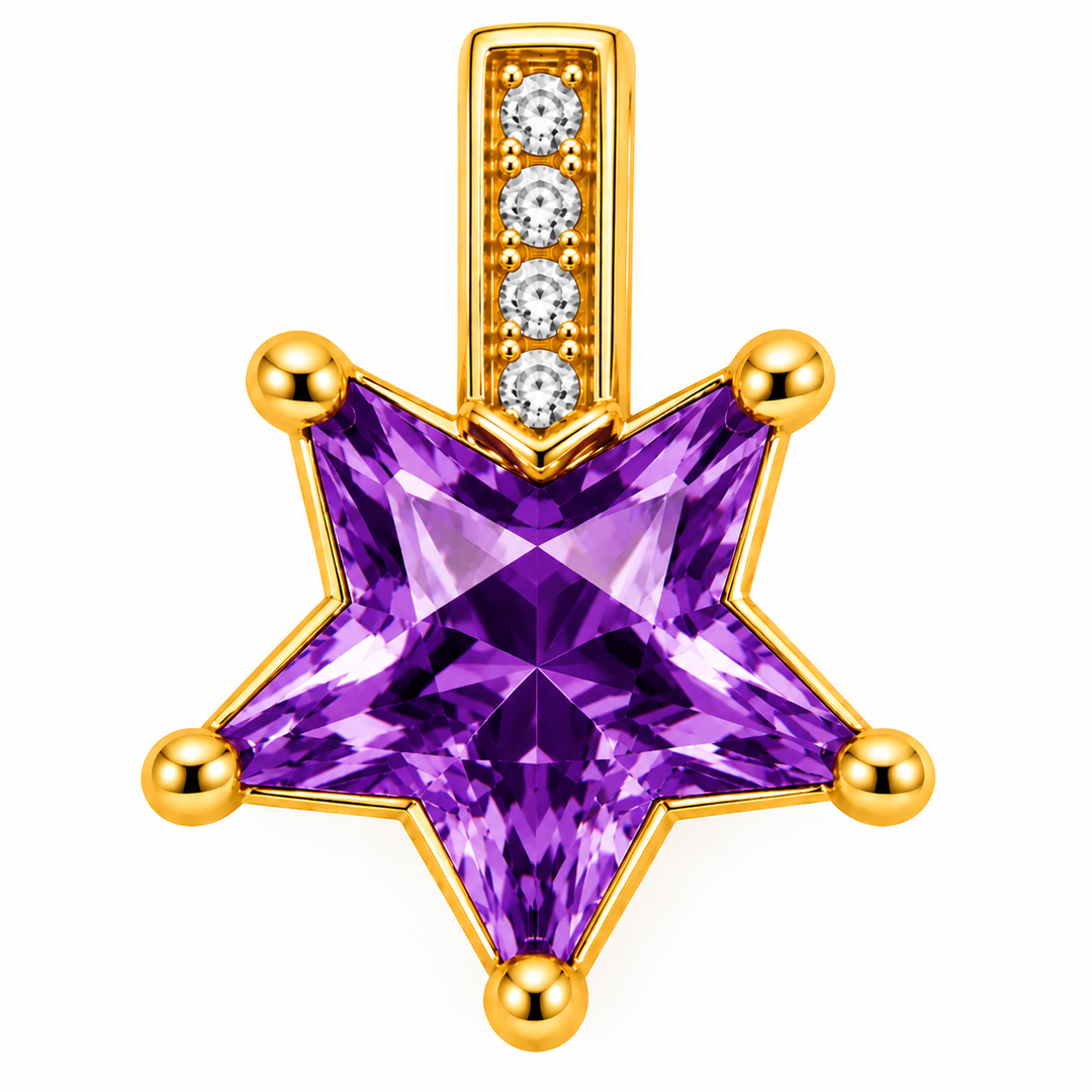 Crystal Star Charm