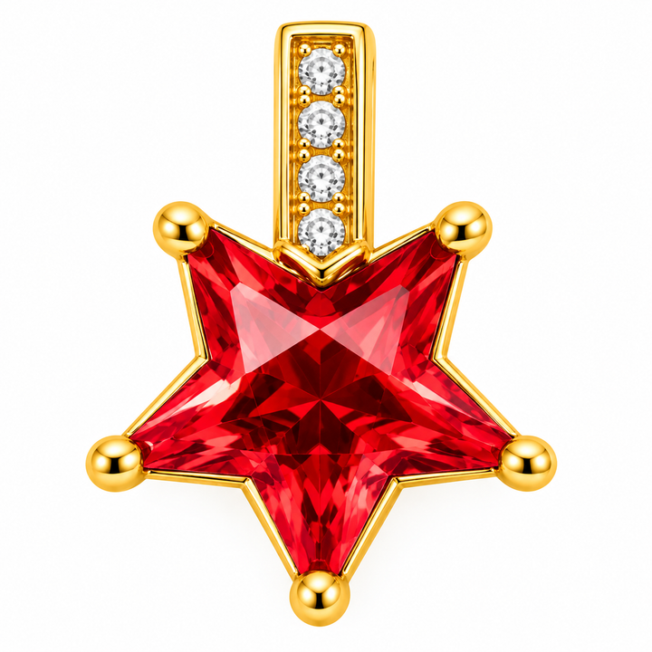 Crystal Star Charm