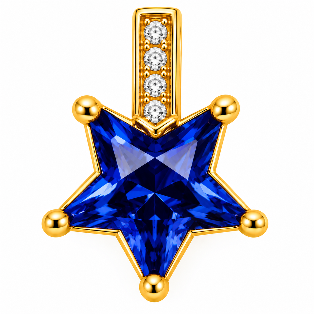 Crystal Star Charm
