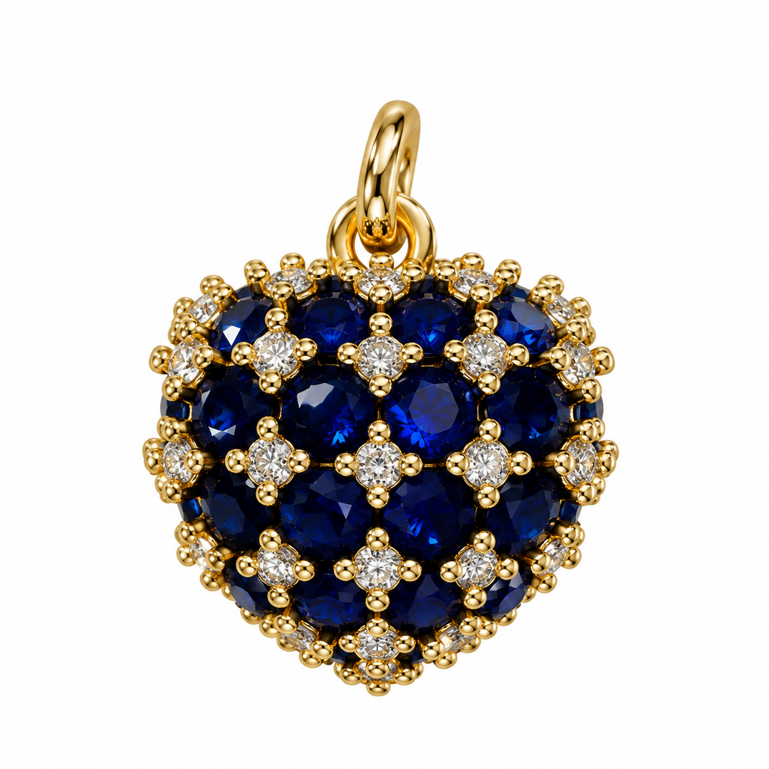 Crystal Heart Charm