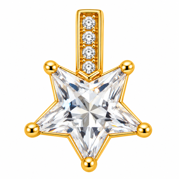 Crystal Star Charm