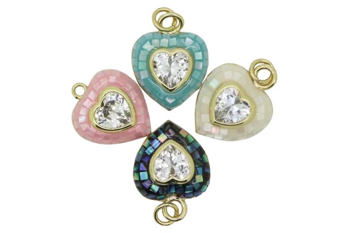 Abalone Heart Pendant