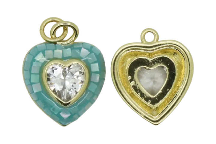 Abalone Heart Pendant