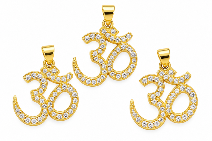 Om Symbol Micro Pave