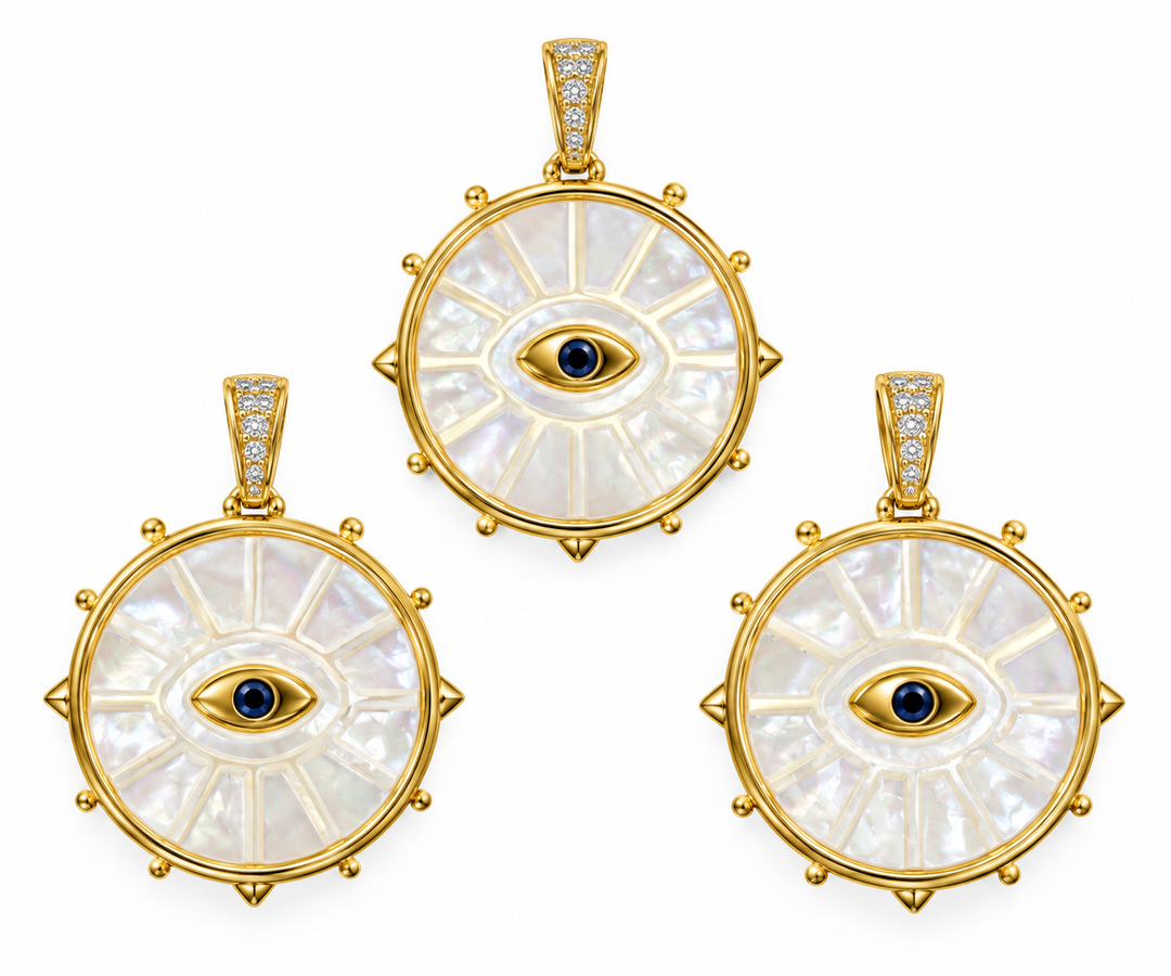 Round Nacar Evil Eye