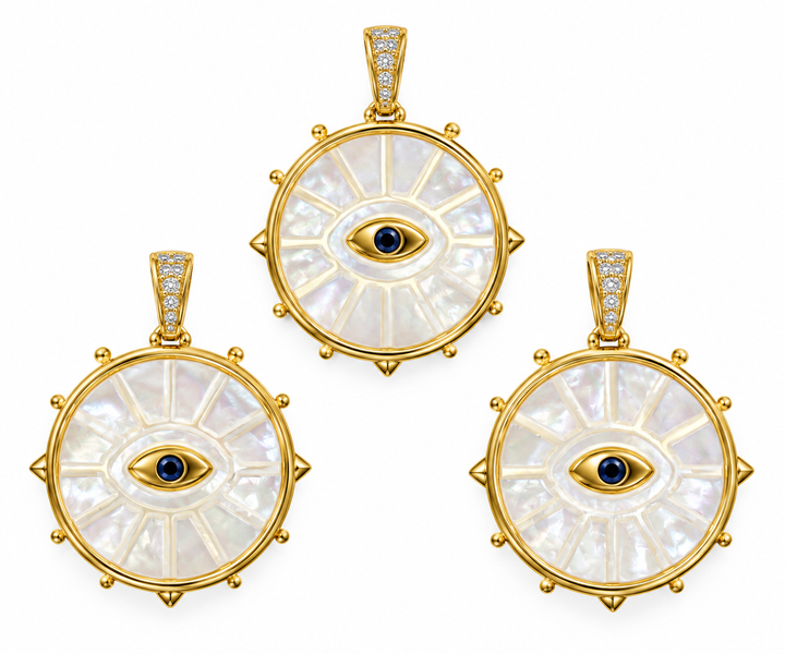 Round Nacar Evil Eye