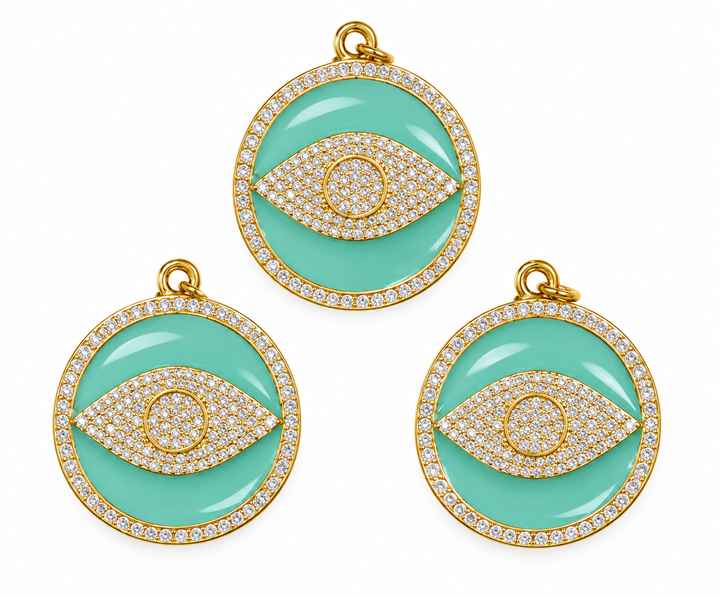 Round Large Evil Eye