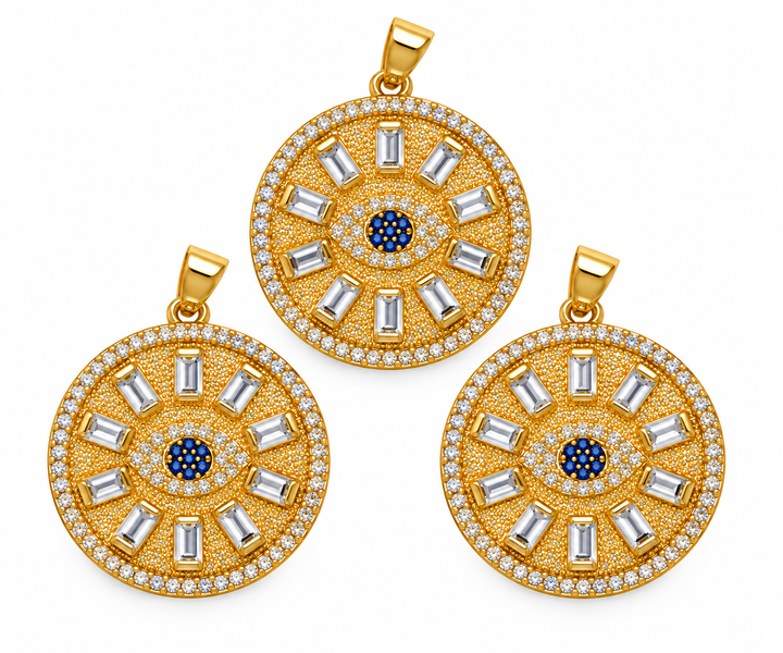 Round Large Evil Eye
