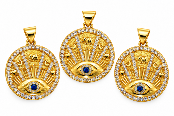 Round Large Evil Eye