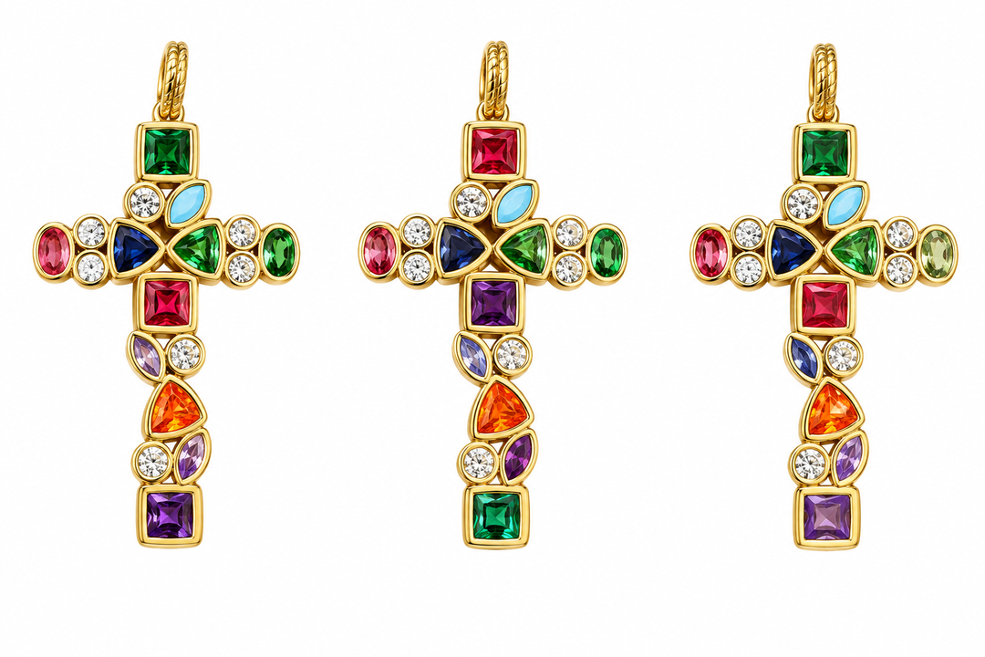 Cross Crystal Pendant