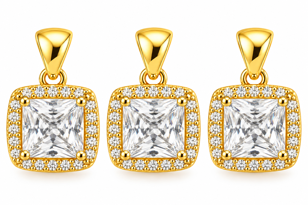 Crystal Square Charm