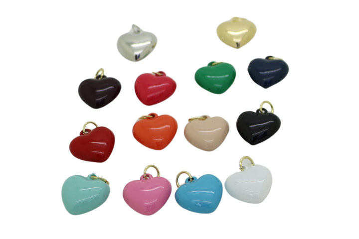 Enamel Heart Charm