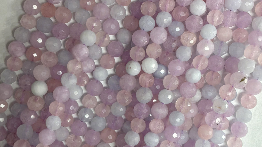 Aqua Jade, Rose Mix Faceted