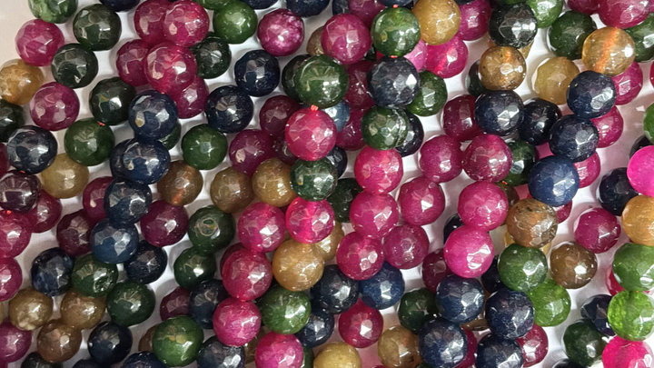 Natural Semi-precious dyed Agate 8mm