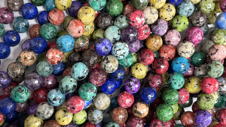 Natural Semi-precious dyed Agate 8mm