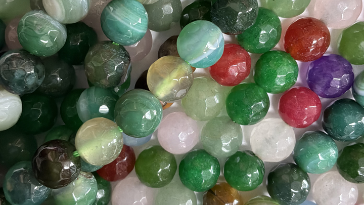 Natural Semi-precious dyed Agate 8mm